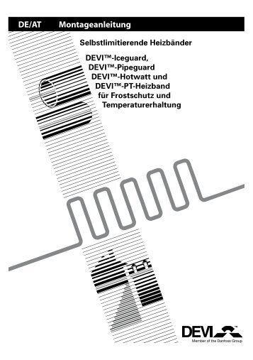 Selbstlimitierende Heizbänder - Montageanleitung - Danfoss.com