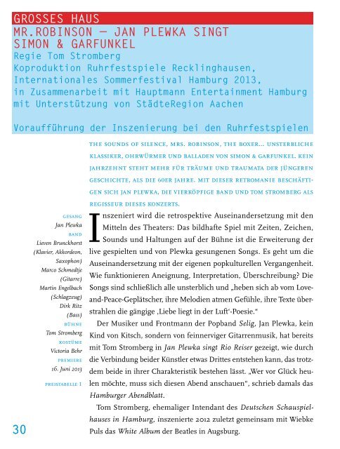 PDF-Dokument - Ruhrfestspiele Recklinghausen