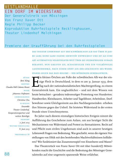 PDF-Dokument - Ruhrfestspiele Recklinghausen