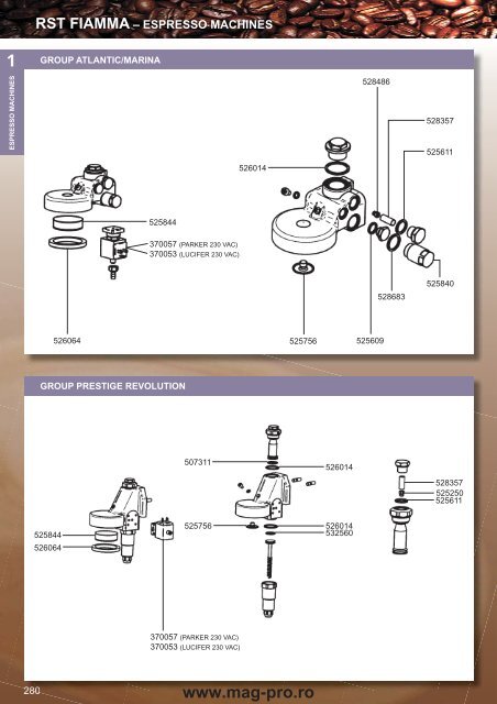 espresso machines - Mag Piese