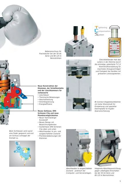 Neuheiten Schutz -LS-Schalter 10-50 kA -FI-Blöcke -FI ... - Hager