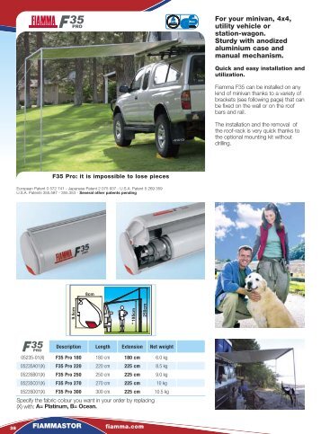 F35 Awning system P38-41 - Motorcaravanning.co.uk