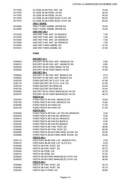 clicca qui - Cosentino Car Tuning