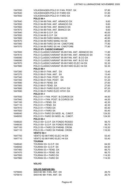 clicca qui - Cosentino Car Tuning