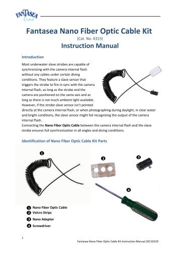 Nano Fiber Optic Cable Kit - Fantasea