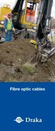 Fibre optic cables - Draka