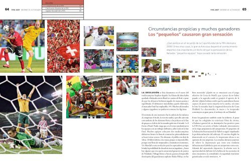 Informe de actividades 2007 - FIFA.com