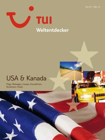 TUI - Weltentdecker: Amerika - Winter 2009/2010 - TUI.at