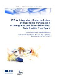 ICT for Integration, Social Inclusion and Economic Participation of ...