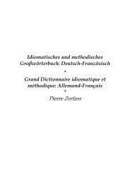 Idiomatisches und methodisches Groβwörterbuch - pierregloria