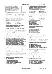 türkçe testi dpy 5. sınıf 1. 9. türkçe testi dpy 5. sınıf