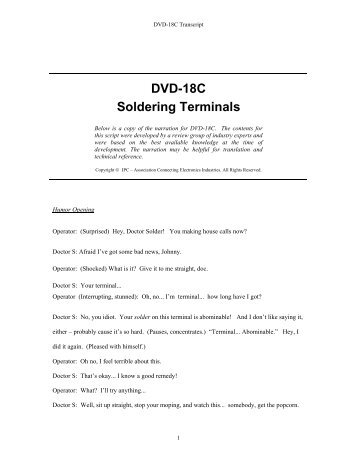 DVD-18C Soldering Terminals - IPC