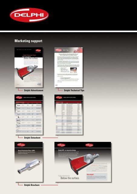 DIESEL PARTICULATE FILTERS (DPF) - Delphi