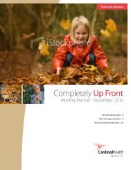 Completely Up Front - Cardinal Health