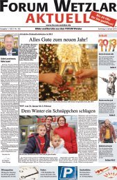 Alles Gute zum neuen Jahr! - Forum, Wetzlar