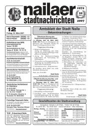 stadtnachrichten - Stadt Naila