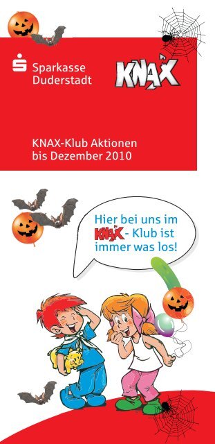 druckvorlage knax flyer aktionen bis ende 2010 - Sparkasse ...