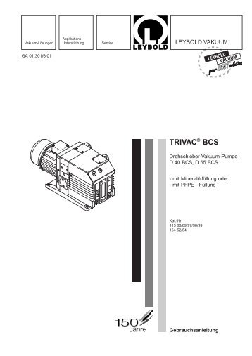 TRIVAC® BCS