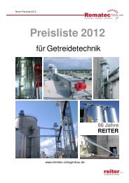 Download Preisliste 2012 - Rematec Maschinenbau