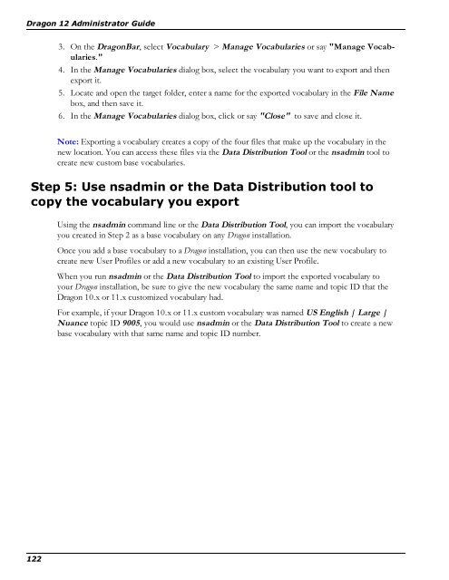 Dragon NaturallySpeaking 12 Administrator Guide - Nuance