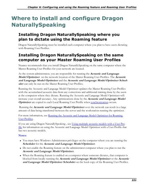 Dragon NaturallySpeaking 12 Administrator Guide - Nuance