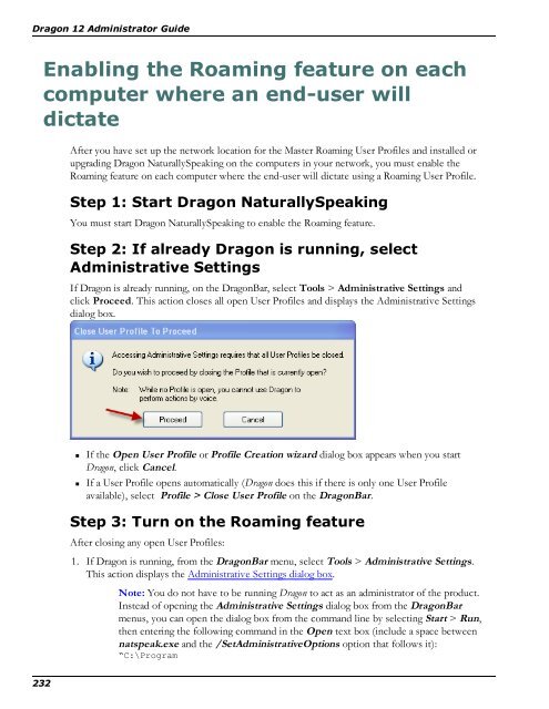 Dragon NaturallySpeaking 12 Administrator Guide - Nuance