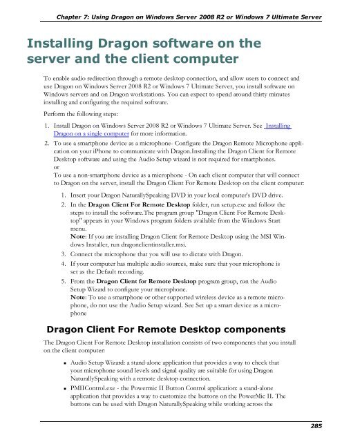 Dragon NaturallySpeaking 12 Administrator Guide - Nuance