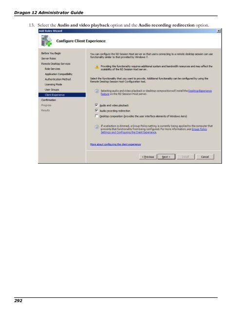 Dragon NaturallySpeaking 12 Administrator Guide - Nuance