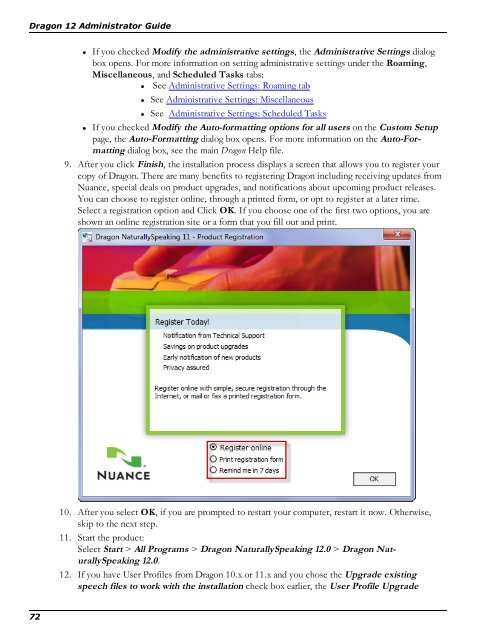 Dragon NaturallySpeaking 12 Administrator Guide - Nuance