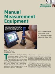 Manual Measurement Equipment - Marposs