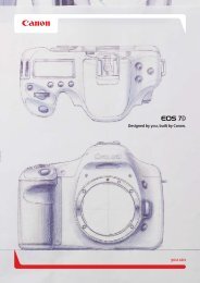 Canon EOS 7D pdf - Genesis Matrix Video