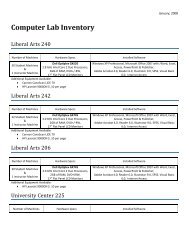 Computer Lab Inventory
