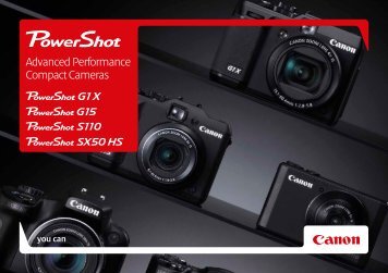 Advanced Performance Compact Cameras