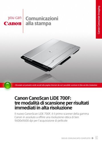 Canon CanoScan LiDE 700F - server coriweb - a-1
