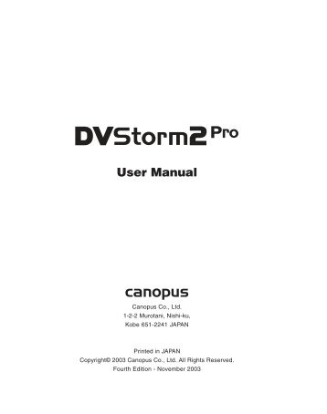 User Manual - DV Finland