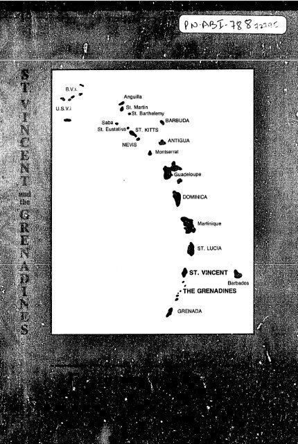 St. Vincent And The Grenadines : Country Environmental Profile