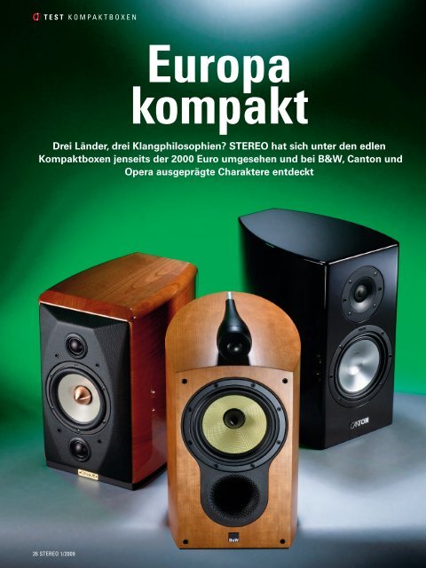 Test Kompaktboxen - Stereo