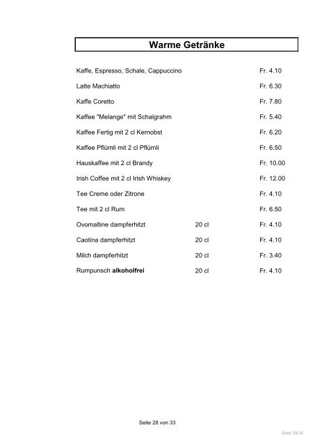 Weinkarte (pdf,335.79 kB) - Restaurant Rüti Herisau