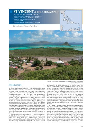 St Vincent and the Grenadines - BirdLife International