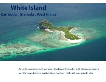 White Island Carriacou . Grenada . West Indies - Bajan Services