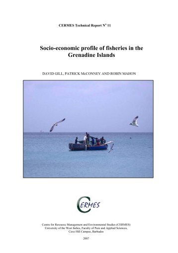 Socio-economic profile of fisheries in the Grenadine Islands