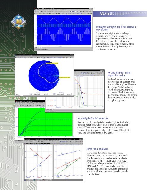 MICRO-CAP 10 Analog/Digital Simulator - Spectrum Software