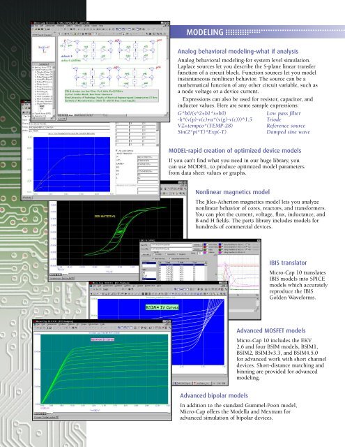 MICRO-CAP 10 Analog/Digital Simulator - Spectrum Software