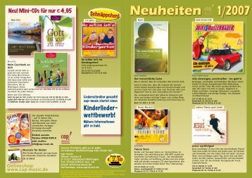 Kinderlieder- wettbewerb! - cap-music