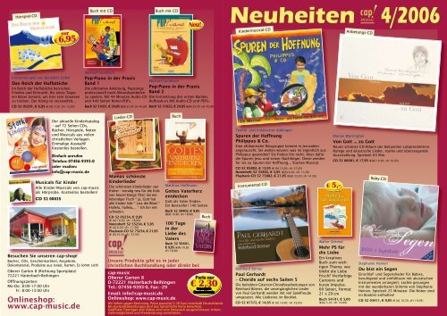 Neuheiten 4/2006 PDF - cap-music