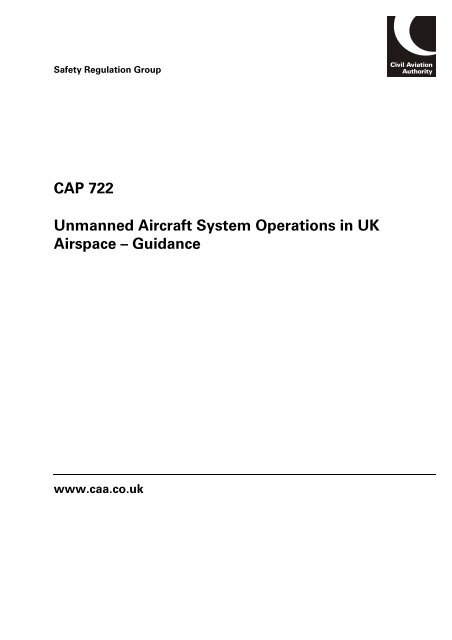 CAP 722 - Civil Aviation Authority