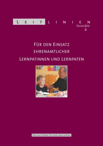 Leitlinien Lernpaten - Kinderrechte Rheinland-Pfalz