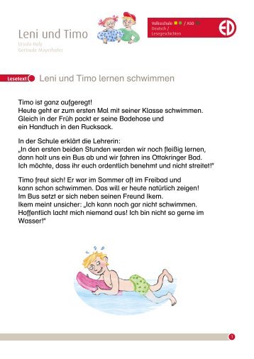 Leni und Timo - Verlag E. Dorner