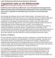 Tagesklinik zieht an die Ridderstraße - Martin Luther Krankenhaus ...