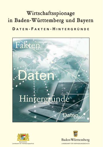 Wirtschaftsspionage in Baden-Württemberg und Bayern (PDF, 2